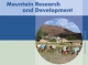 Mountain Research and Development issue online